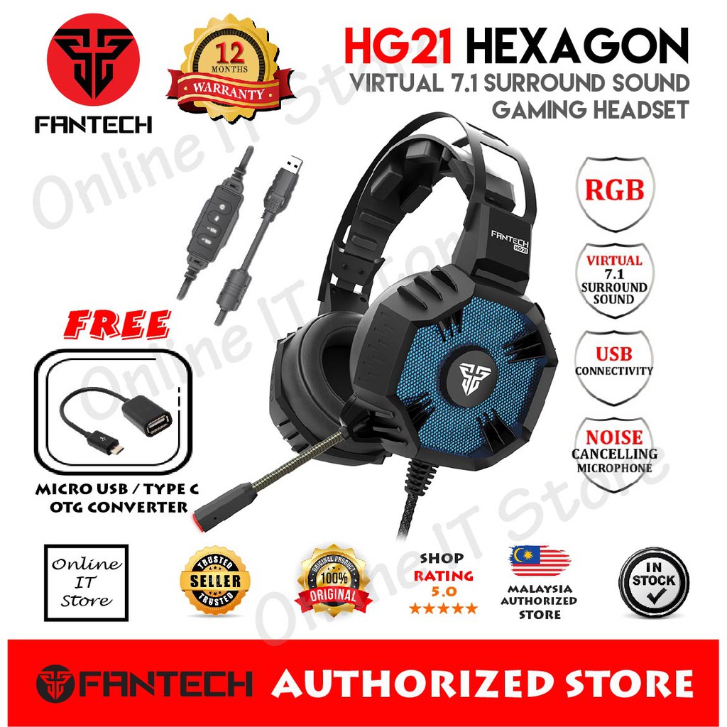 fantech hexagon 7.1 hg21