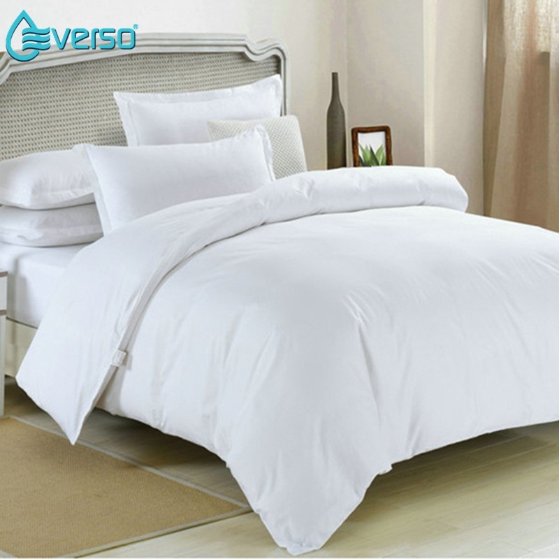 Everso Plain Duvet Cover Without Pillow Case Quilt Cover Bed Set