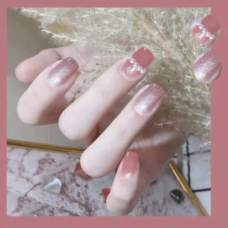 Fake nail stickers are popular for nail decoration. Shopee Malaysia