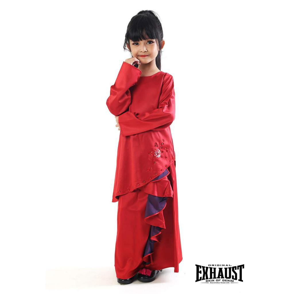 Exhaust Baju Kurung Fashion Kids 7115#3
