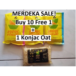KURUS Konjac Food Buy Every 10 packs FREE 1 Pack Plus 1 Konjac Oat