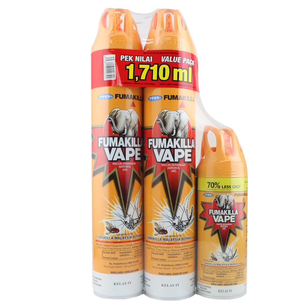  Fumakilla Vape  Aerosol Value Pack 1 71L Shopee Malaysia