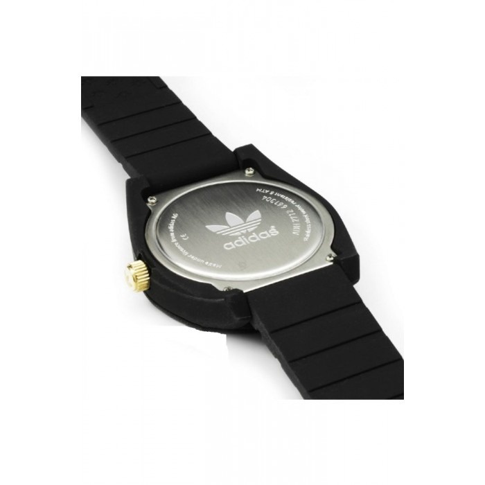 quick delivery]☃♢✜ADIDAS ADH2712 Santiago XL Black Black Rubber Strap Unisex Quartz Watch (Black & Gold) | Shopee