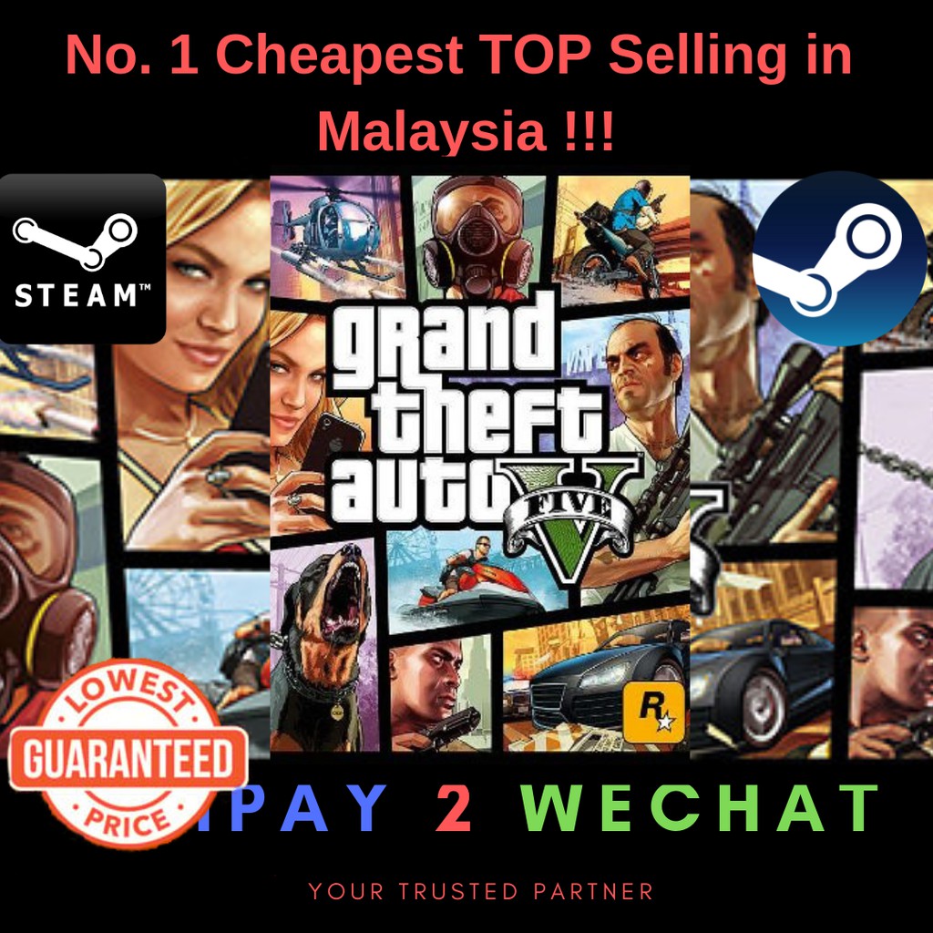 Steam Grand Theft Auto V Gta 5 Steam Pc Shopee Malaysia