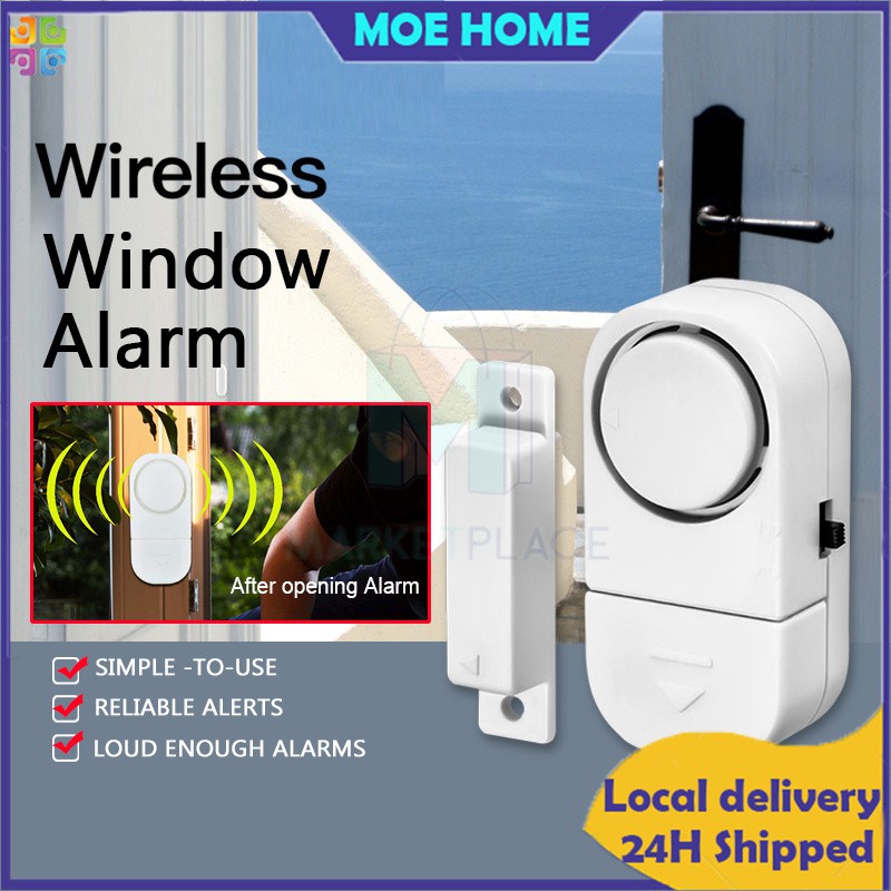 Wireless Home Security Door Window Entry Alarm Window Door Burglar
