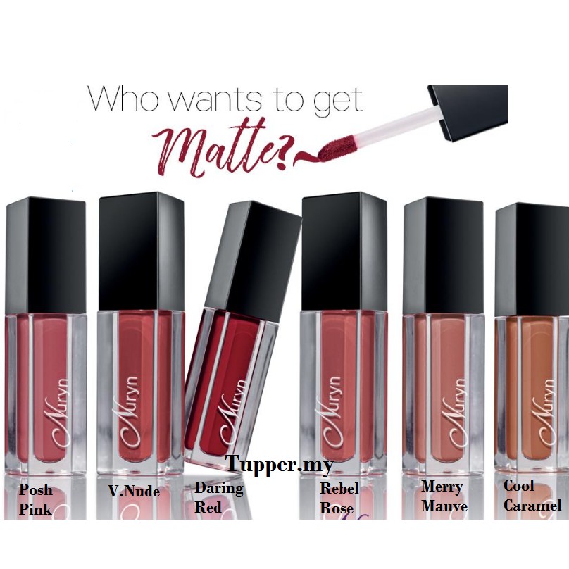 *NEW*Tupperware Nuryn Matte About You Liquid Lipstick Lip 4ml-1pc