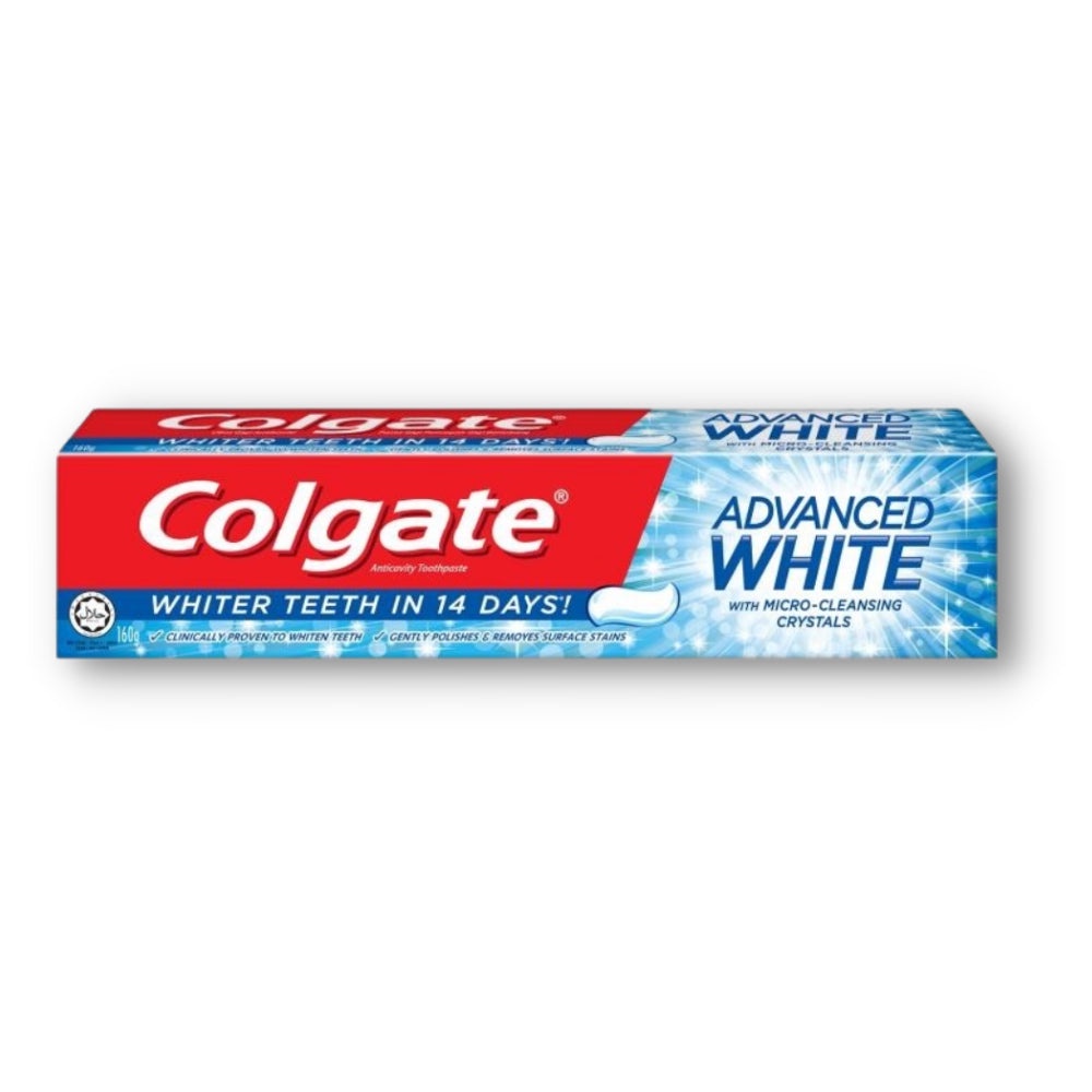 Colgate Toothpaste Advanced Whitening 160g Shopee Malaysia