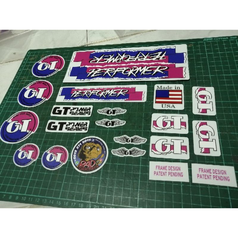 1987 gt performer decals