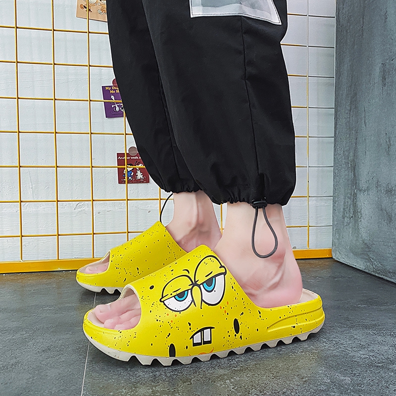 yeezy slides spongebob