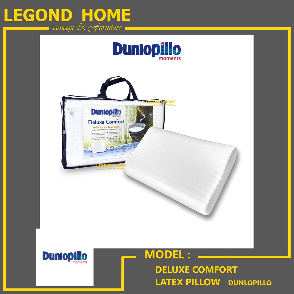 Dunlopillo / Deluxe Comfort Latex Pillow / LEGOND HOME DESIGN / BANTAL