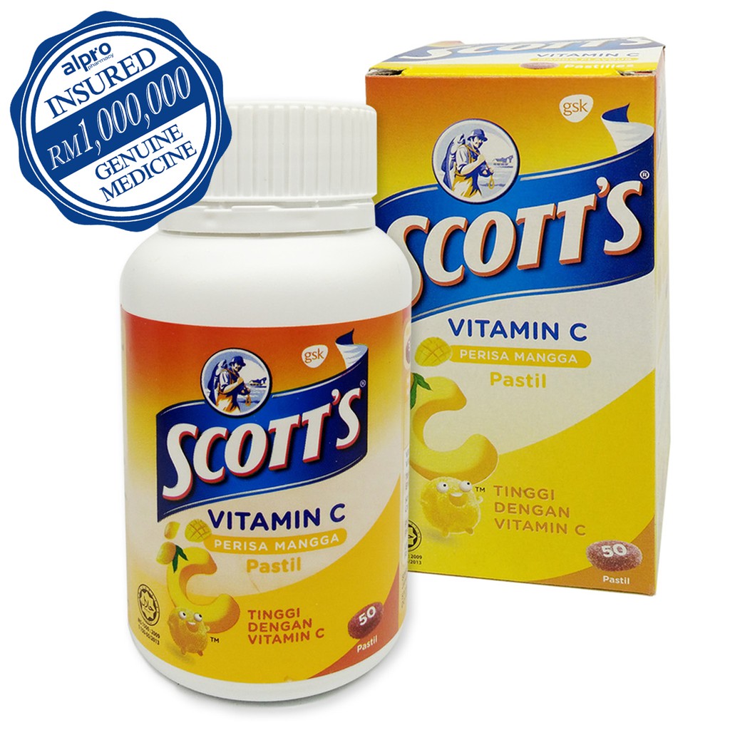 Scott's Vitamin C Mango (50s) Shopee Malaysia