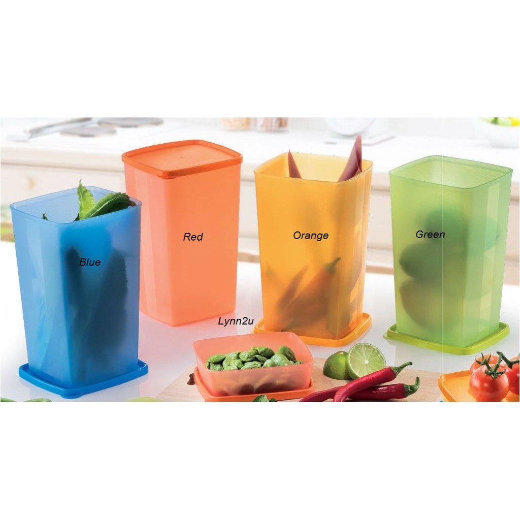 Tupperware Large Square Round (1) 2L Shopee Malaysia