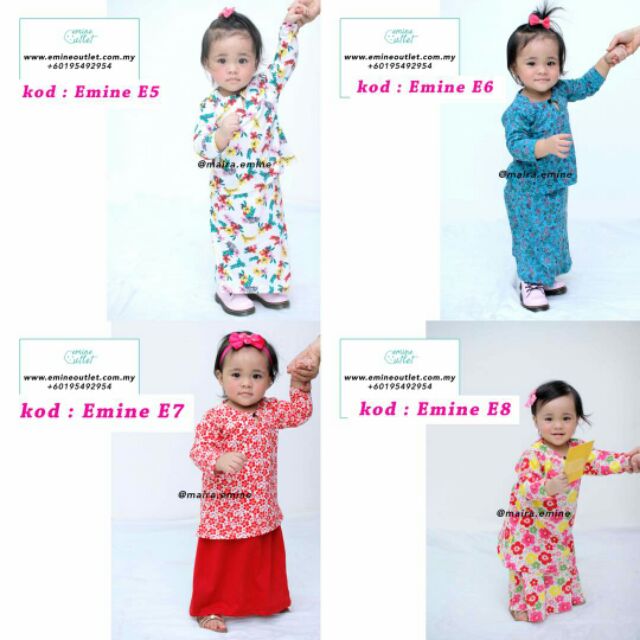 Baju Kurung Untuk Bayi 3 Bulan