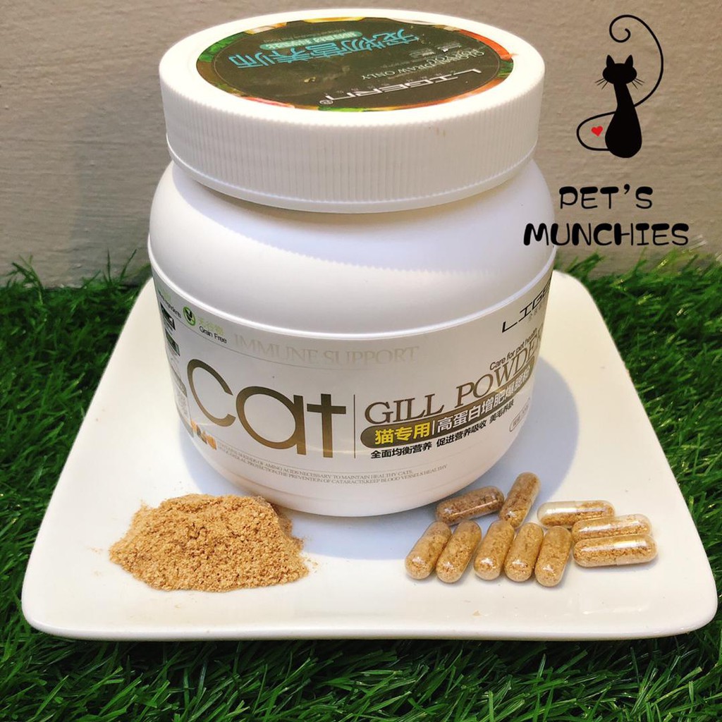 Ready Stock Vitamin Untuk Gemuk Kucing Mengemukkan Kucing 300g Cat Hair Gill Vitamin Powder 300g