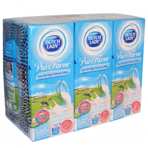 Dutch Lady Low Fat High Calcium Milk (6x200ml) | Shopee Malaysia