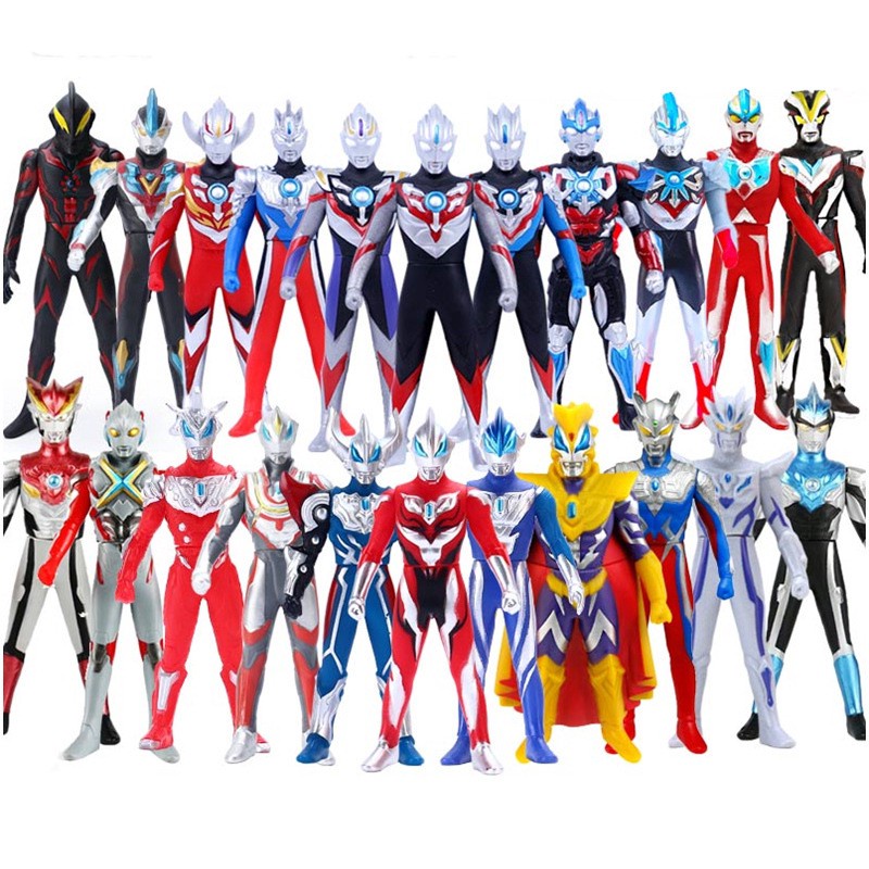 13cm Ultraman Toy Geed Trigger Zero Orb Z R B Taiga Tiga Mainan Kids Toys Superhero Action Figure Budak Lelaki