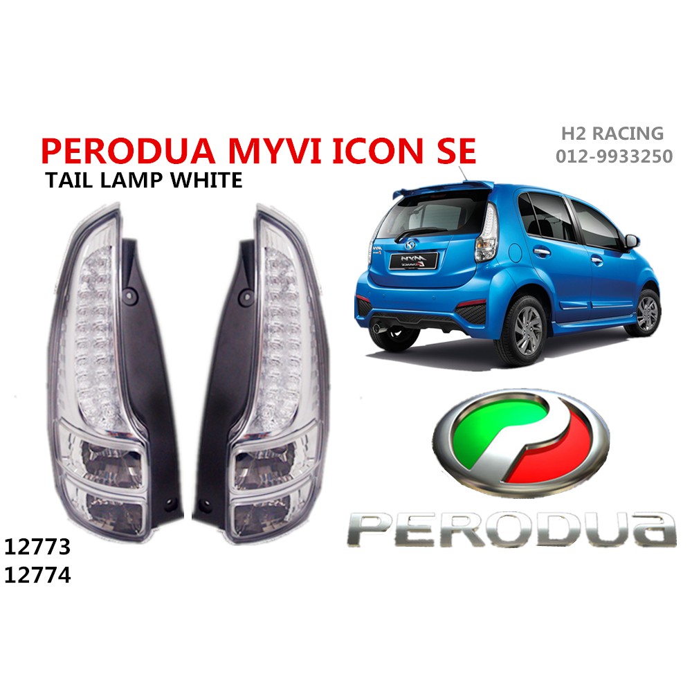 PERODUA MYVI ICON 15 TAIL LAMP WHITE | Shopee Malaysia