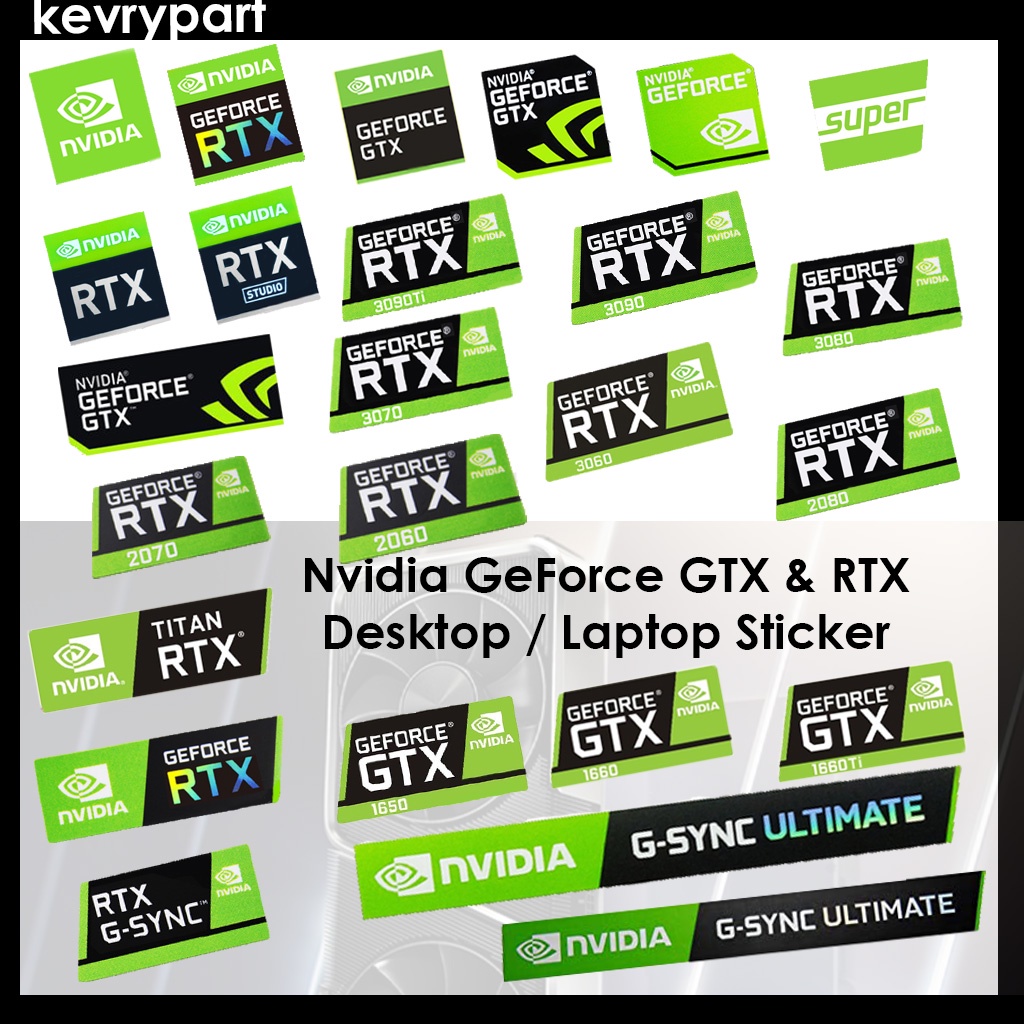 NVIDIA Geforce GTX RTX TITAN 3080 3070 3090Ti 2060 2070 2080 Super ...