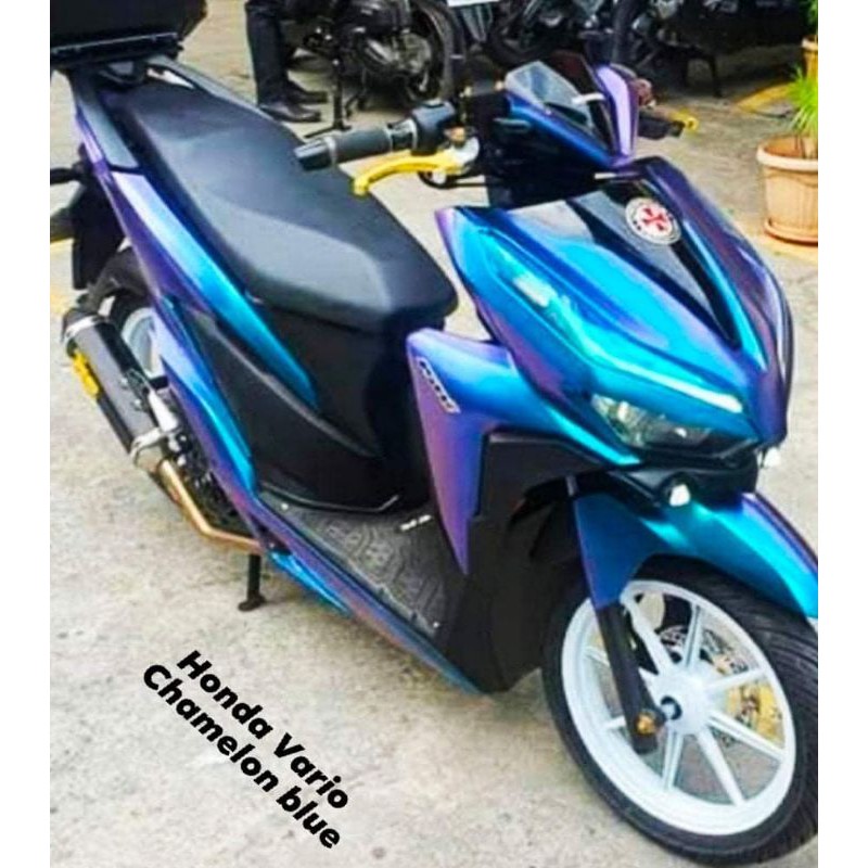 coverset kosong honda Vario . warna chameleon blue + purple. bodyset ...