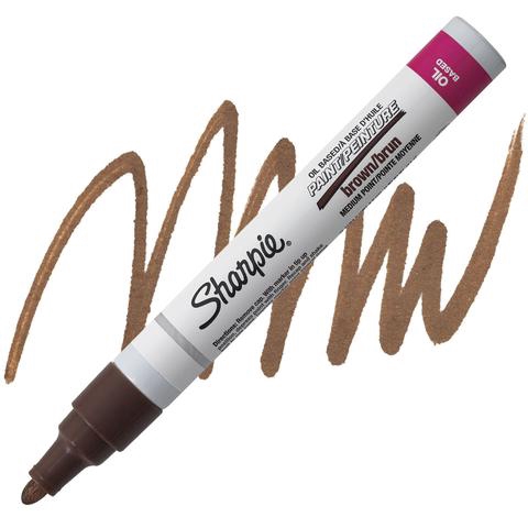 brown sharpie pen