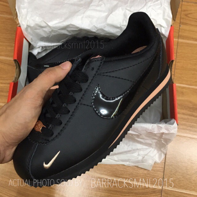 nike cortez rose gold womens