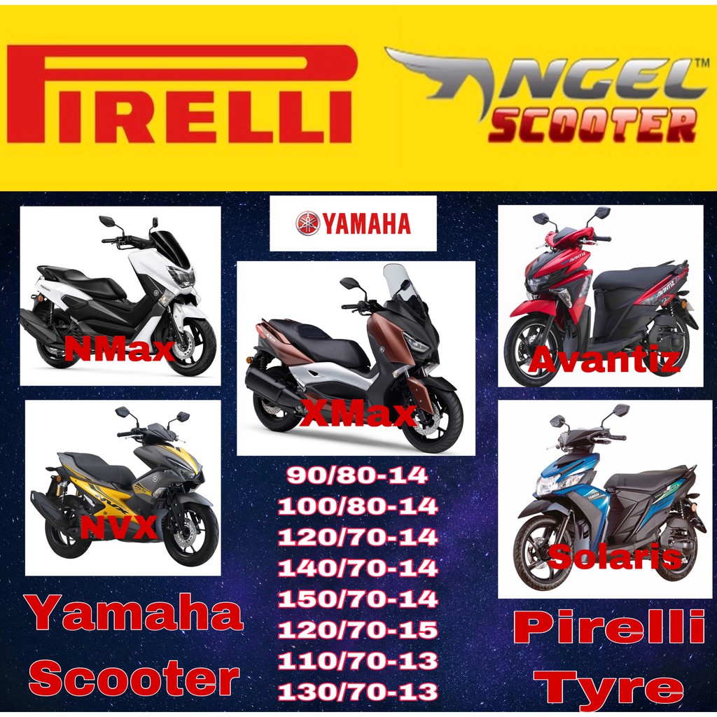Tyre Angel Scooter Tire - High Silica Compound For Wet Grip, Urban Mobility & Comfort