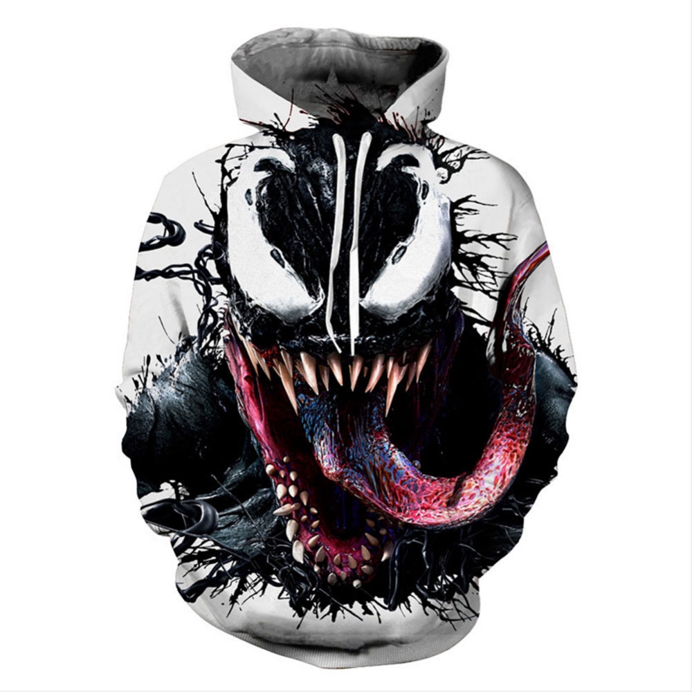 venom hoodie zip up