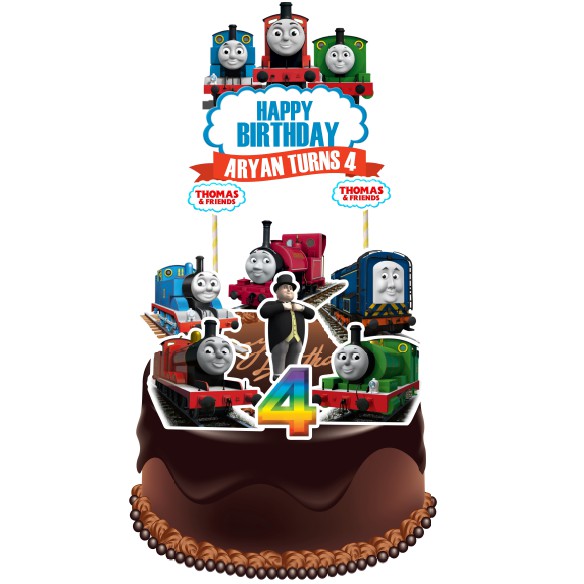 Thomas And Friends Cake Topper Shopee Malaysia