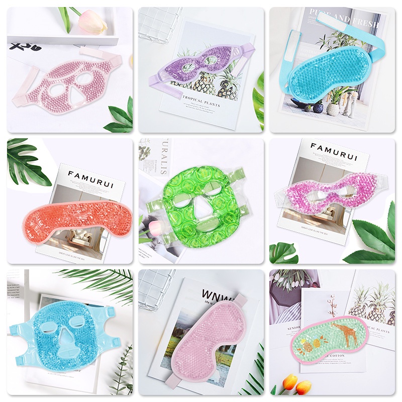 Gel Eye Mask Cold Pack Warm Hot Heat Ice Cool Compress Soothing Tired