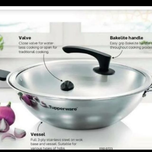 Tupperware Inspire Wok(1) 38cm