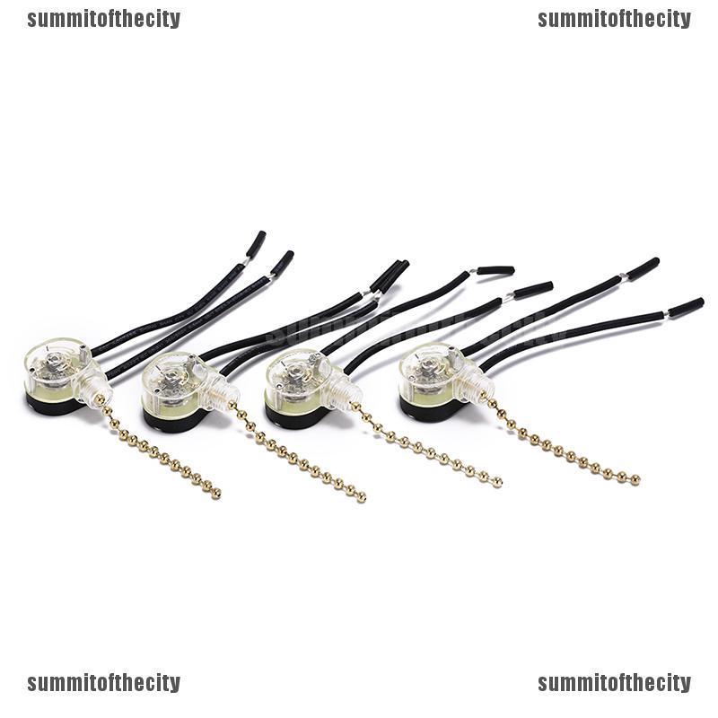 Sum 4pcs Home Ceiling Fan Lamp Wall Light Replacement Pull Chain