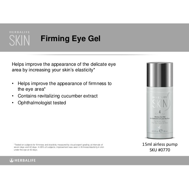 herbalife skin tightening products