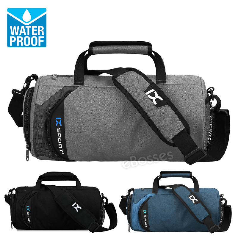 men's gym duffle bag with shoe compartment