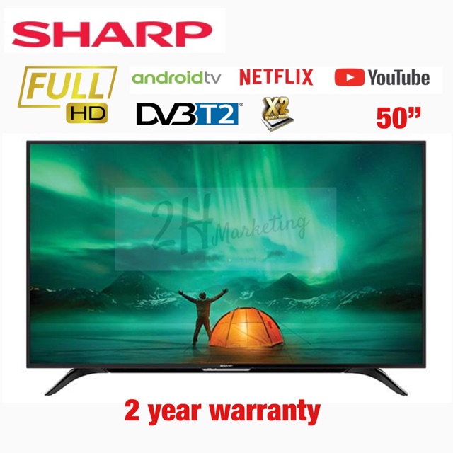 Sharp 50” led full hd android tv 2tc50bg1x BeeCost
