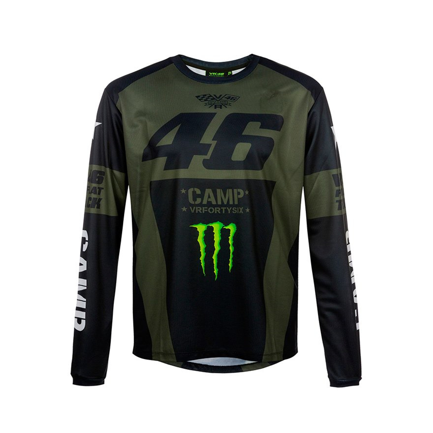 VR46 Monster Energy Motocross Racing Jersey Motorcycle