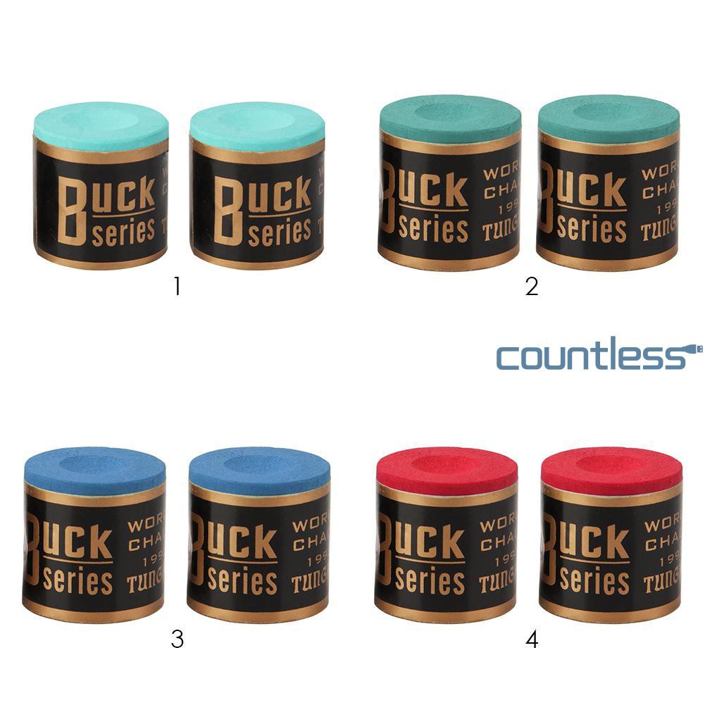 Reliable Essential 【】2pcs Billiard Chalks Pool Cue Stick No-slip Chalk Snooker AccessoriesCOU - Image 3