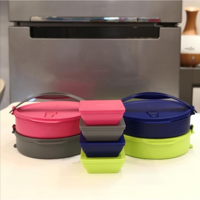 Tupperware #microwareable round click to go