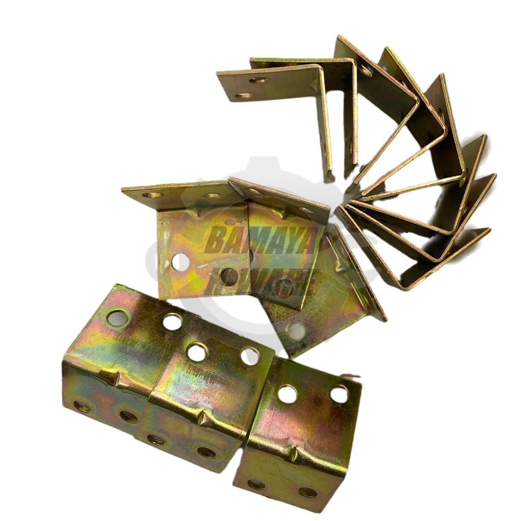 25mmx25mmx25mm L Bracket. Rainbow L Bracket 1'' L Bracket Corner Joint. Bracket 1''. Yellow Zinc 1''x1'' L Bracket