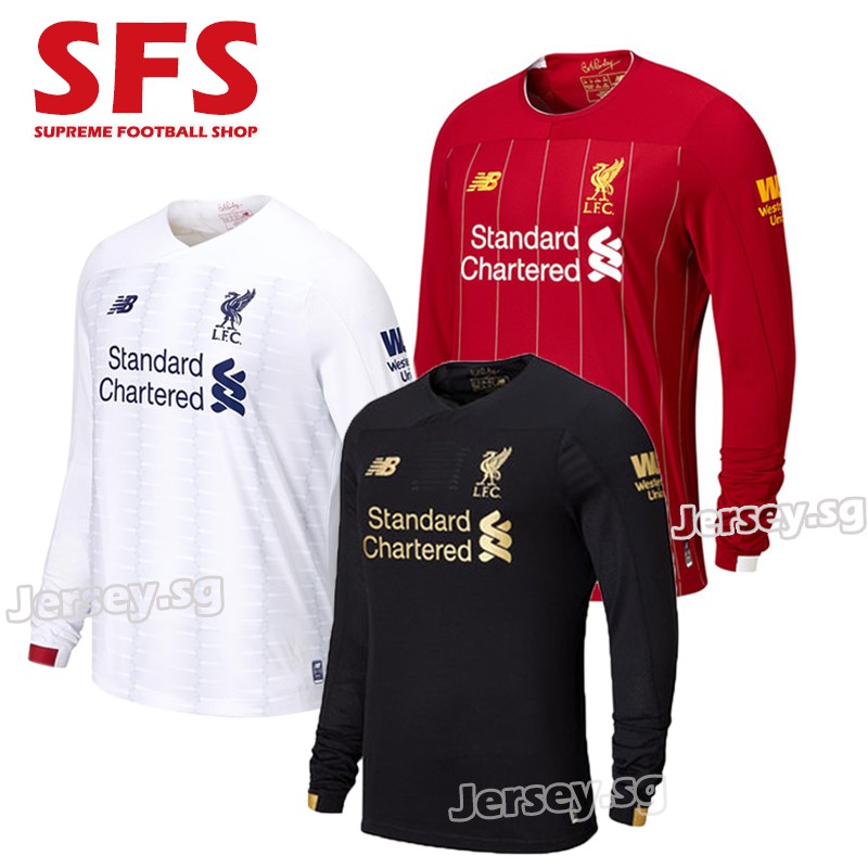 liverpool home long sleeve jersey