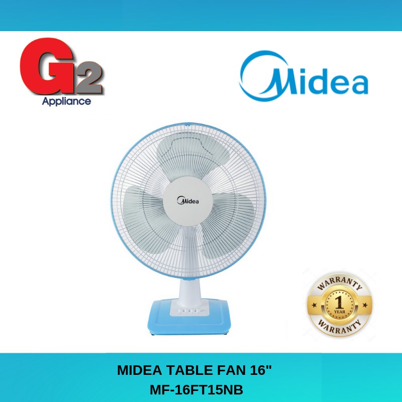 Midea Table Fan 16 Mf 16ft15nb Shopee Malaysia