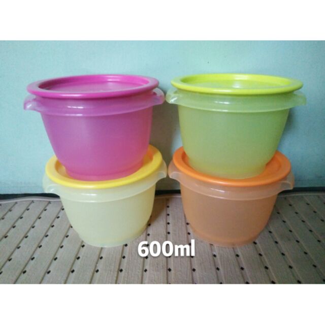 TUPPERWARE One Touch Bowl (2) 600ml