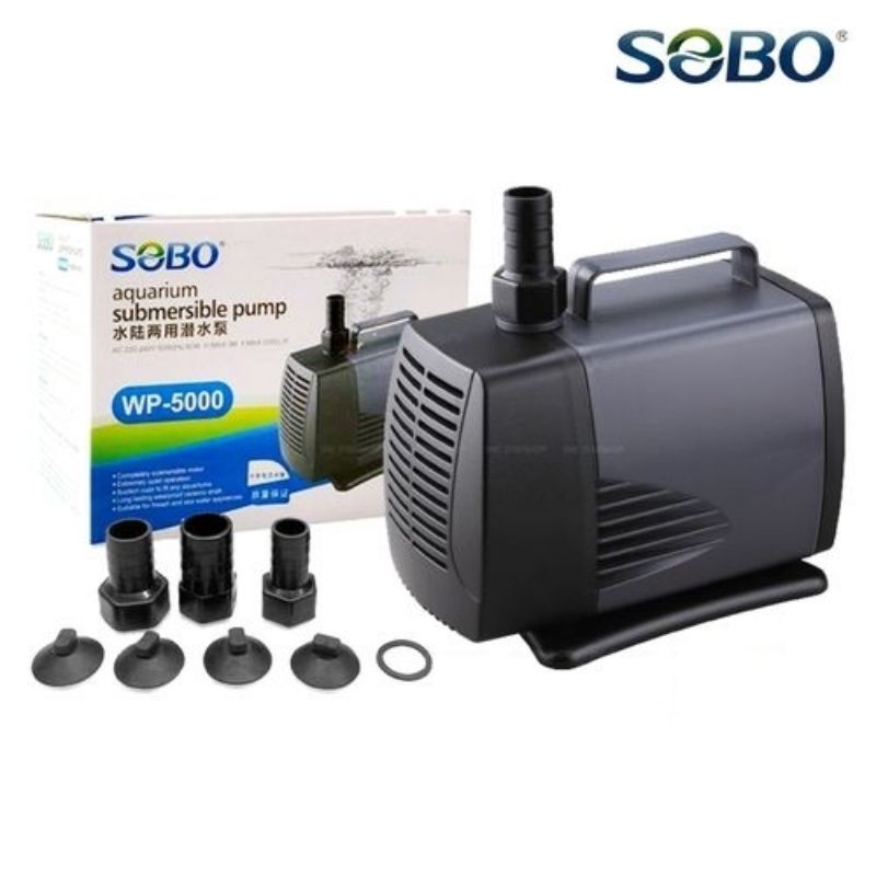 SOBO Aquarium Submersible Water Pump WP5000 Fish Tank Shopee Malaysia