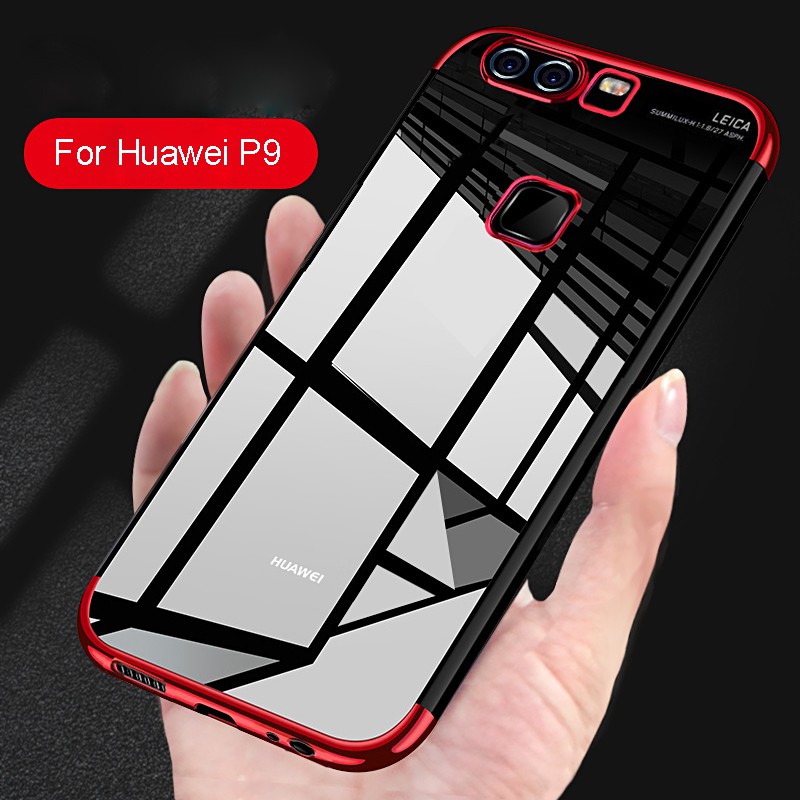 udstilling billede aktivt Huawei P9/P8 Lite/P9 Lite/P10 Lite Transparent Electroplate Soft TPU Phone  Case | Shopee Malaysia