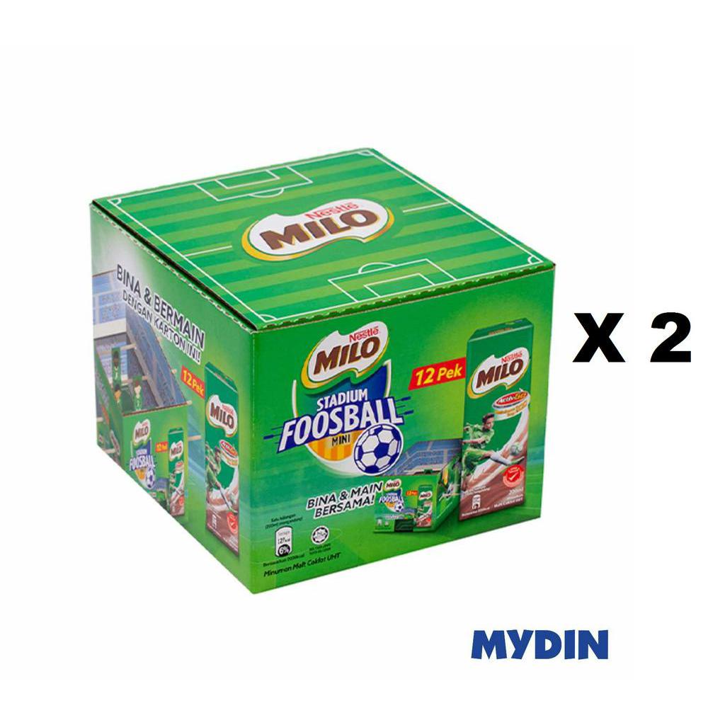 Milo Activ-Go Stadium Foosball Edition (200ml x 12 X 2)