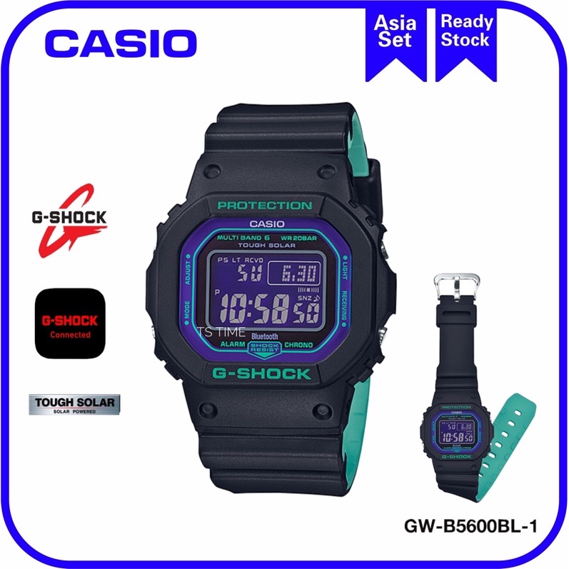 G Shock Bluetooth Sport Watch Gw B5600bl 1dr Gw B5600bl 1 Gw B5600bl Gw B5600 Shopee Malaysia