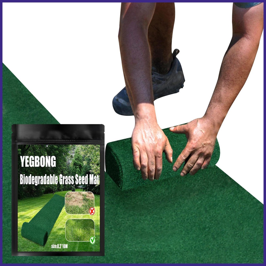 Biodegradable Grass Seed Mat Grass Seed and Fertilizer All in One for