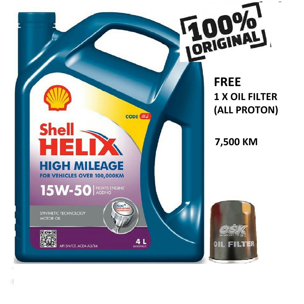 Shell helix high mileage