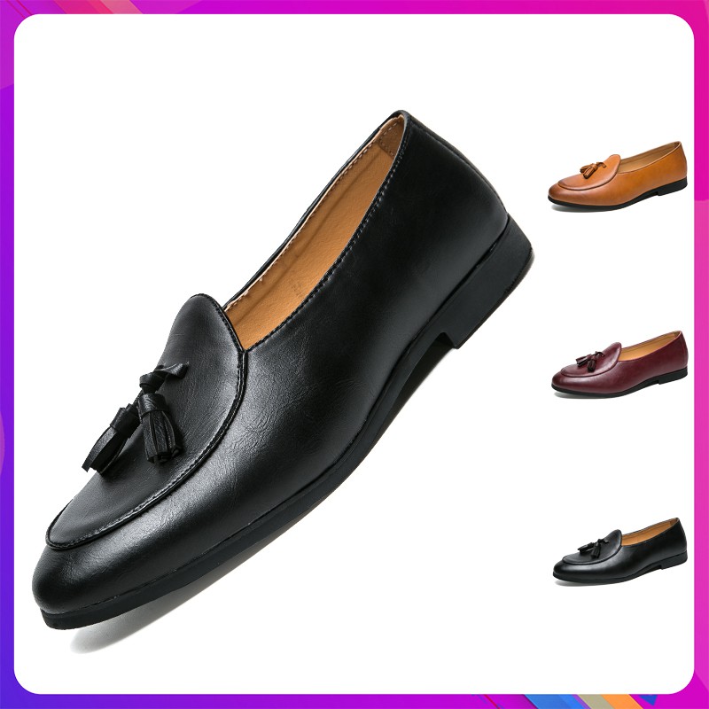 slip ons with tassels