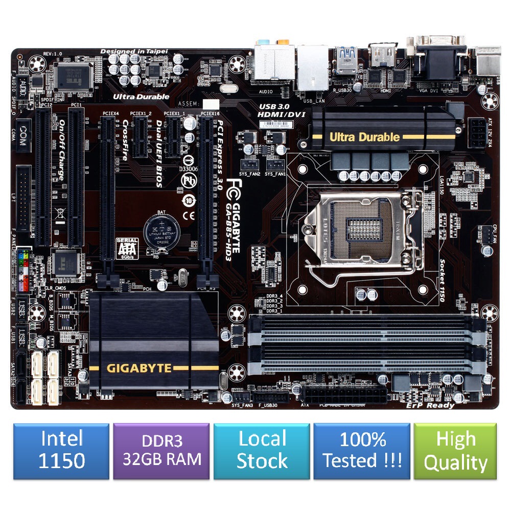 (Quality !!) Socket 1150 MSI Colorful H81 B85 H87 H97 Gaming