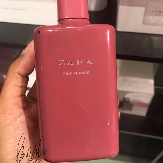 zara perfume pink bottle